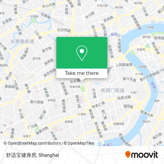 舒适宝健身房 map