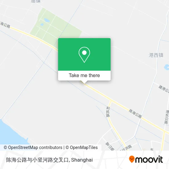 陈海公路与小竖河路交叉口 map