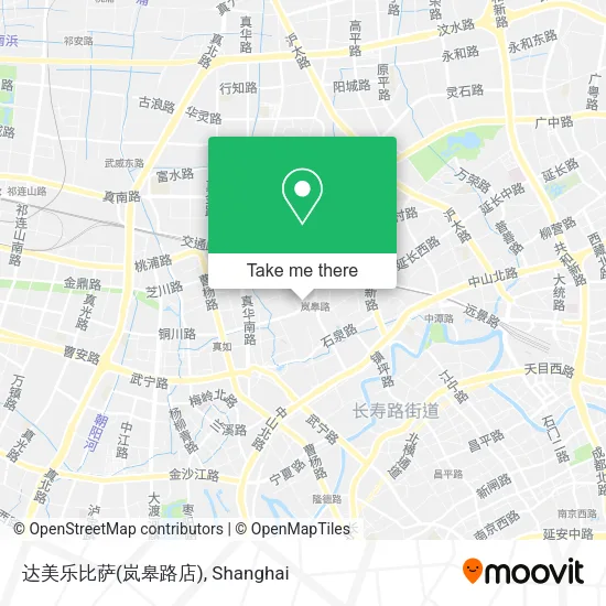 达美乐比萨(岚皋路店) map