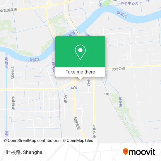 叶校路 map