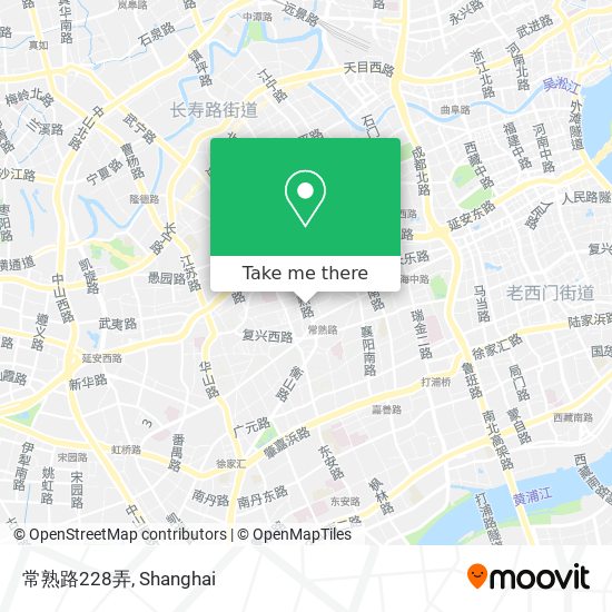 常熟路228弄 map