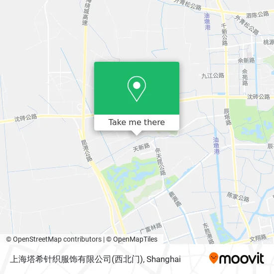 上海塔希针织服饰有限公司(西北门) map