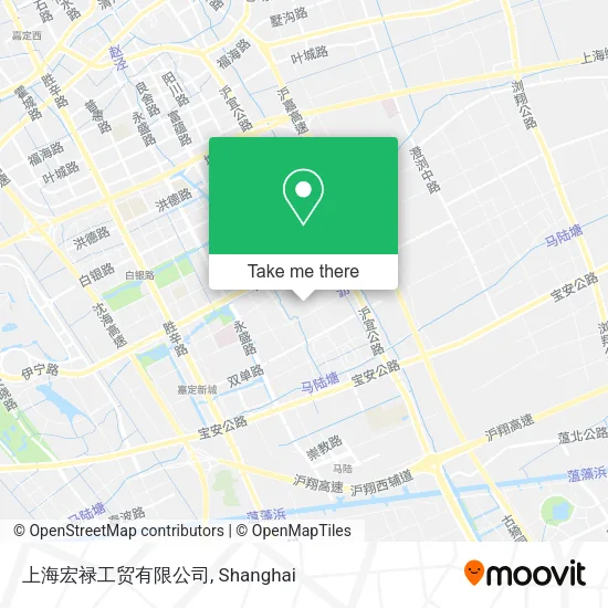 上海宏禄工贸有限公司 map