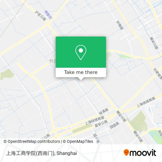 上海工商学院(西南门) map