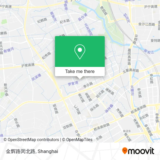 金辉路闵北路 map