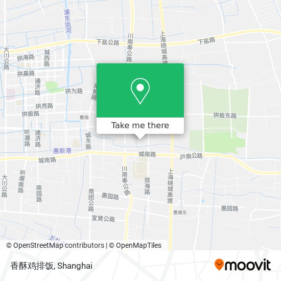 香酥鸡排饭 map