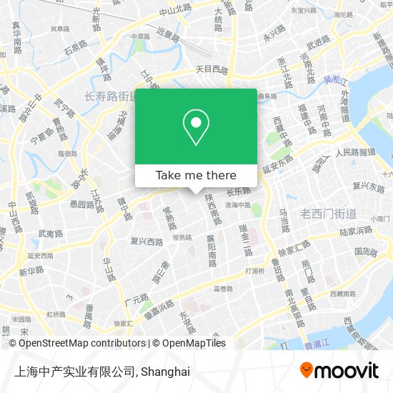 上海中产实业有限公司 map