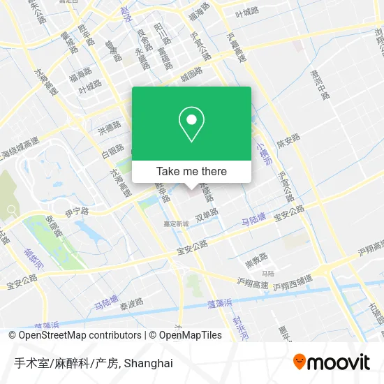 手术室/麻醉科/产房 map