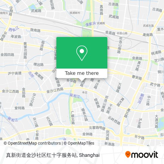 真新街道金沙社区红十字服务站 map