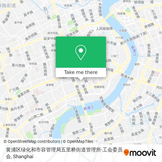 黄浦区绿化和市容管理局五里桥街道管理所-工会委员会 map