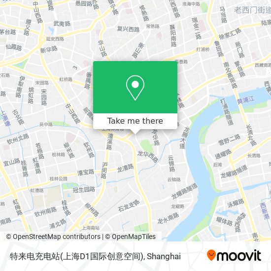 特来电充电站(上海D1国际创意空间) map