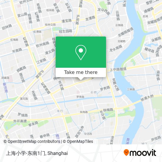 上海小学-东南1门 map