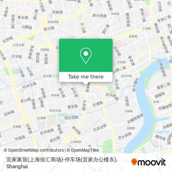 宜家家居(上海徐汇商场)-停车场(宜家办公楼东) map