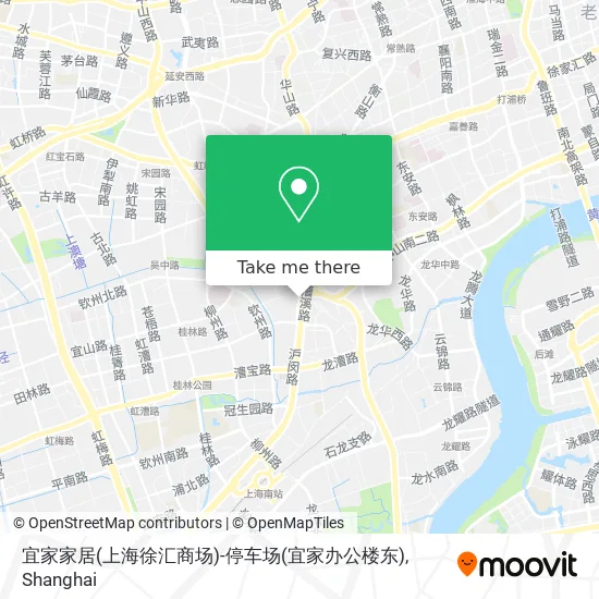 宜家家居(上海徐汇商场)-停车场(宜家办公楼东) map