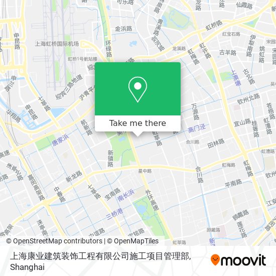 上海康业建筑装饰工程有限公司施工项目管理部 map