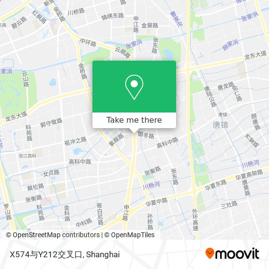 X574与Y212交叉口 map