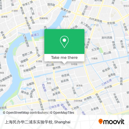 上海民办华二浦东实验学校 map