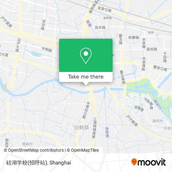 硅湖学校(招呼站) map