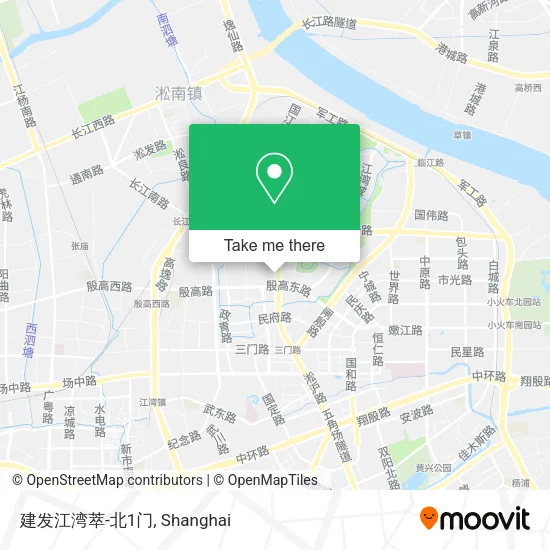 建发江湾萃-北1门 map