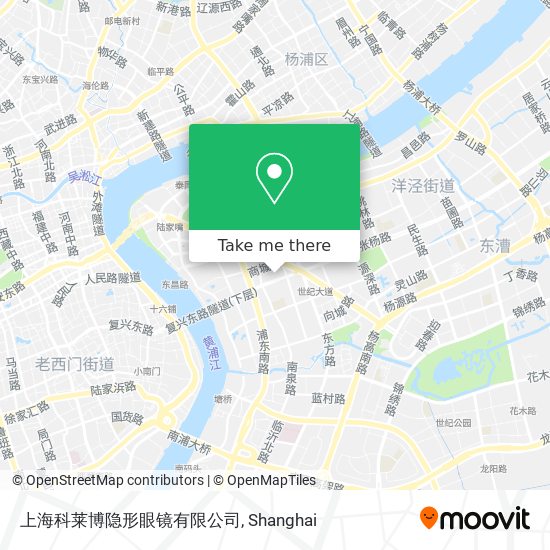 上海科莱博隐形眼镜有限公司 map