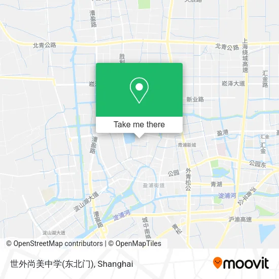 世外尚美中学(东北门) map