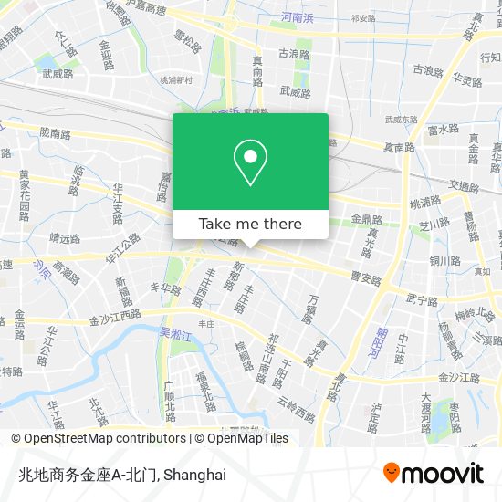 兆地商务金座A-北门 map