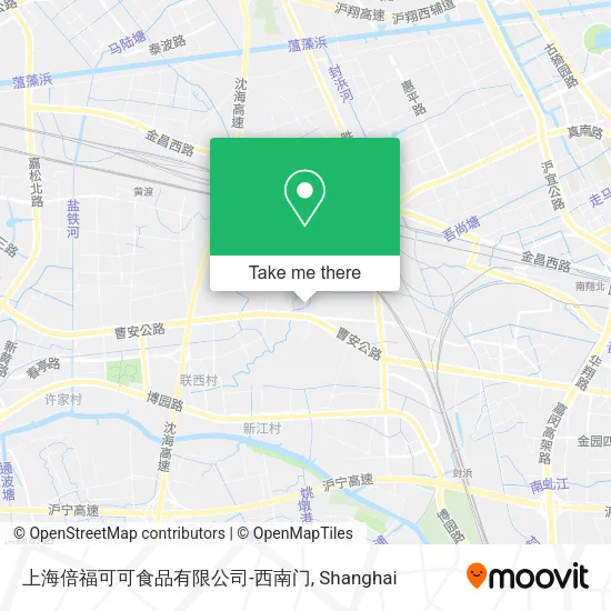 上海倍福可可食品有限公司-西南门 map