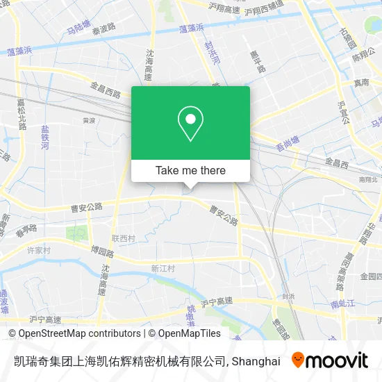 凯瑞奇集团上海凯佑辉精密机械有限公司 map