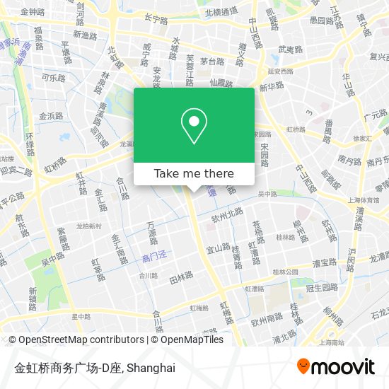 金虹桥商务广场-D座 map