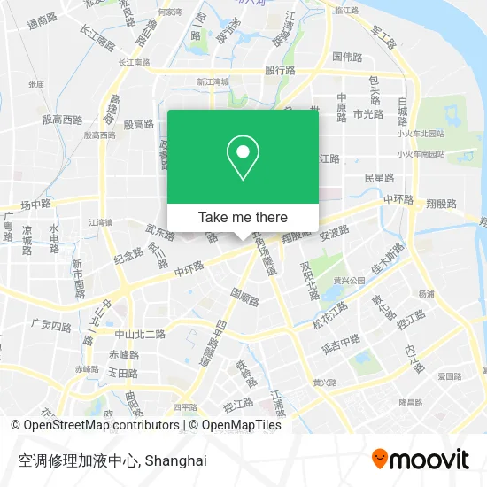 空调修理加液中心 map