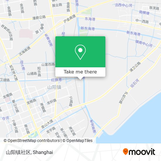 山阳镇社区 map