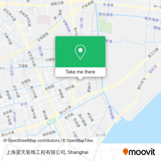 上海梁天装饰工程有限公司 map