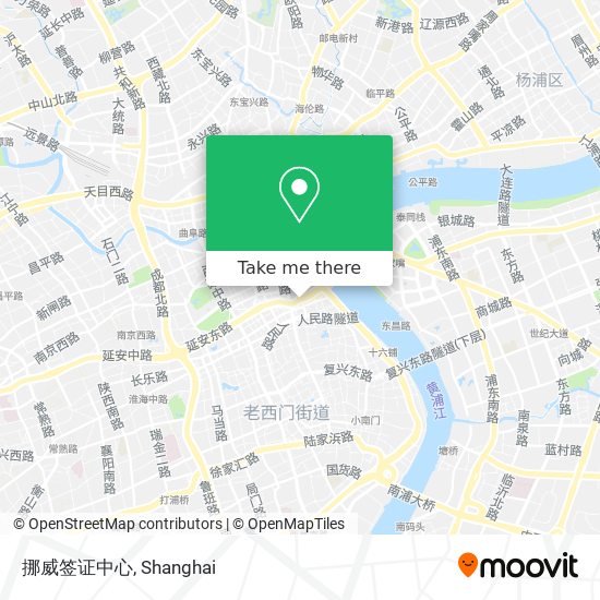 挪威签证中心 map
