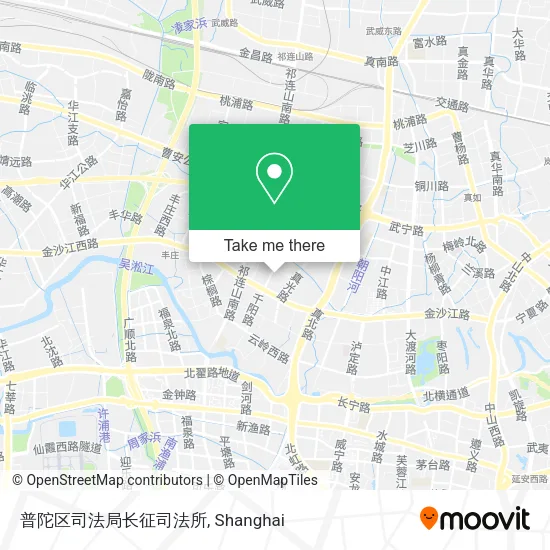 普陀区司法局长征司法所 map