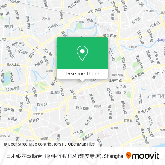 日本银座calla专业脱毛连锁机构(静安寺店) map