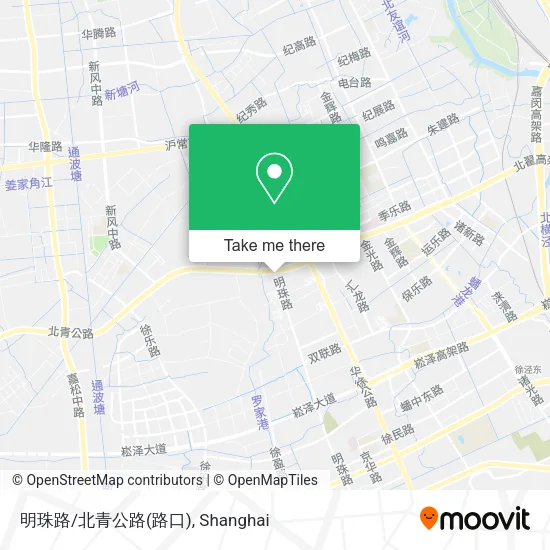 明珠路/北青公路(路口) map