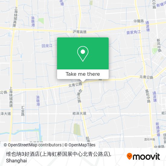 维也纳3好酒店(上海虹桥国展中心北青公路店) map