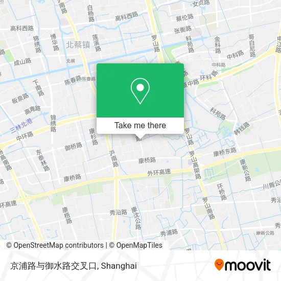 京浦路与御水路交叉口 map