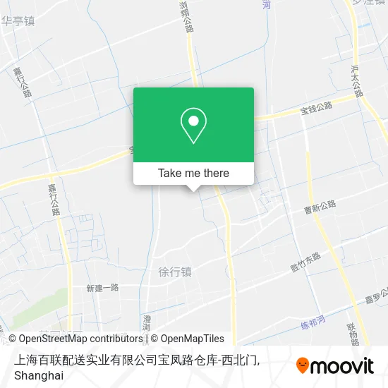 上海百联配送实业有限公司宝凤路仓库-西北门 map