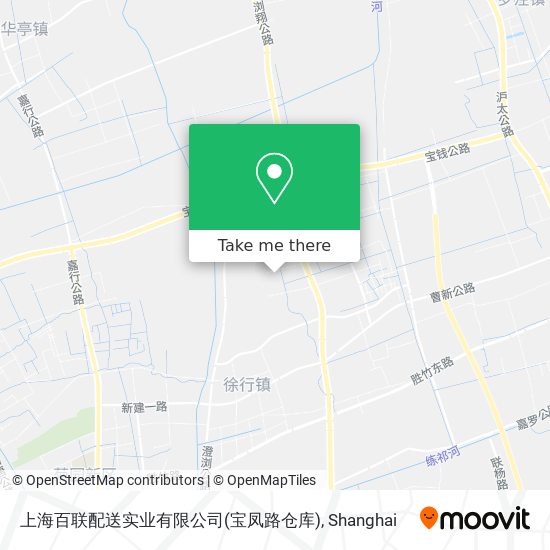 上海百联配送实业有限公司(宝凤路仓库) map