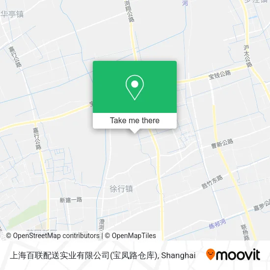 上海百联配送实业有限公司(宝凤路仓库) map
