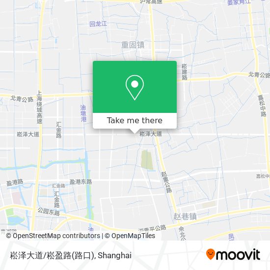 崧泽大道/崧盈路(路口) map