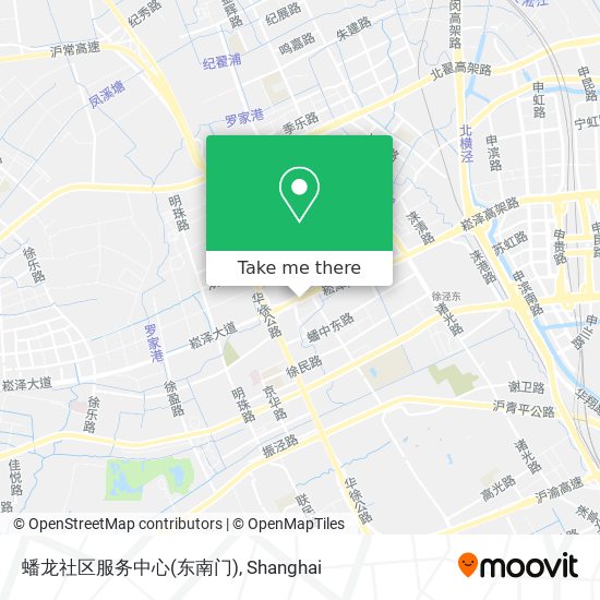 蟠龙社区服务中心(东南门) map