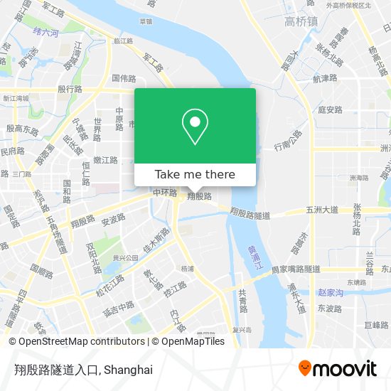 翔殷路隧道入口 map