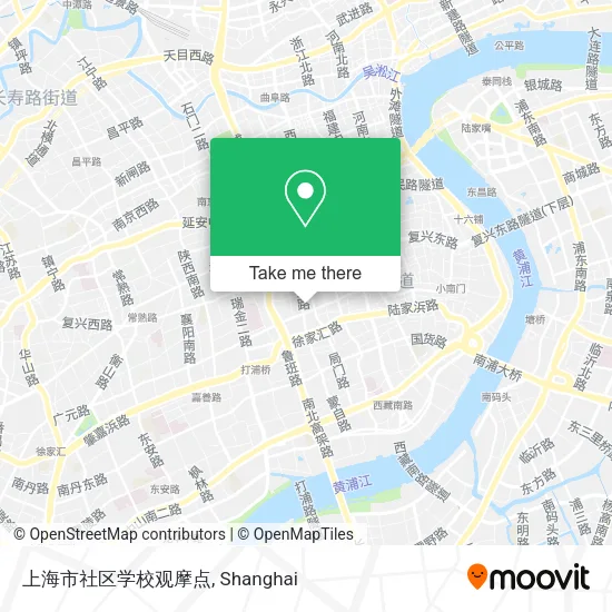 上海市社区学校观摩点 map