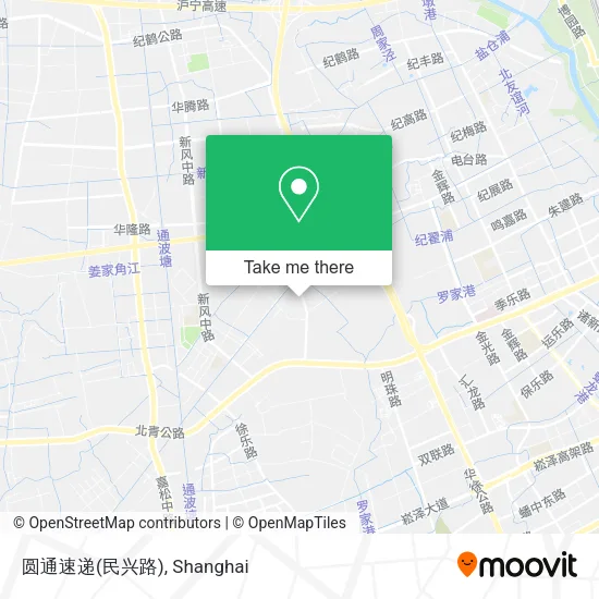 圆通速递(民兴路) map