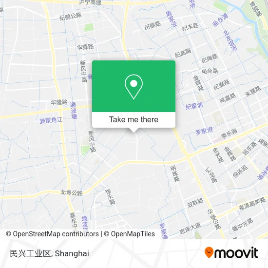 民兴工业区 map