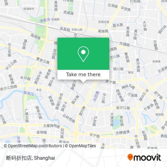 断码折扣店 map