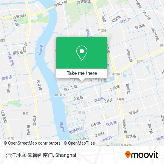浦江坤庭-翠御西南门 map