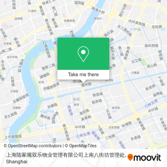 上海陆家嘴双乐物业管理有限公司上南八街坊管理处 map